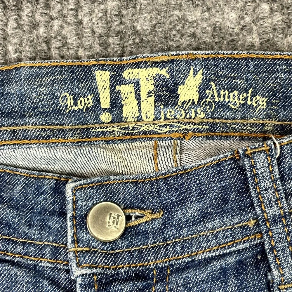 !it Jeans Hippie Hottie Flare Leg Women 26 Denim Stretch Gorpcore Classic Preppy